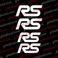 Ford RS Brake Caliper Decals