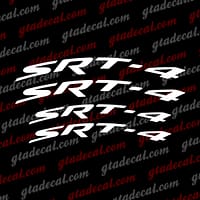 Dodge SRT-4 Brake Caliper Decals