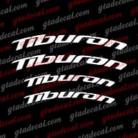 Hyundai Tiburon Brake Caliper Decals