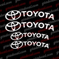 Toyota Brake Caliper Decals