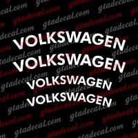 Volkswagen Brake Caliper Decals