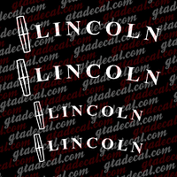 Lincoln Brake Caliper Decals